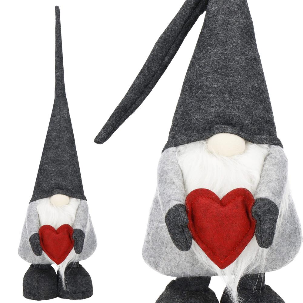 Karácsonyi figura, Manó, teleszkópos lábakkal, kihúzható magassággal 63-80 cm - Image 12