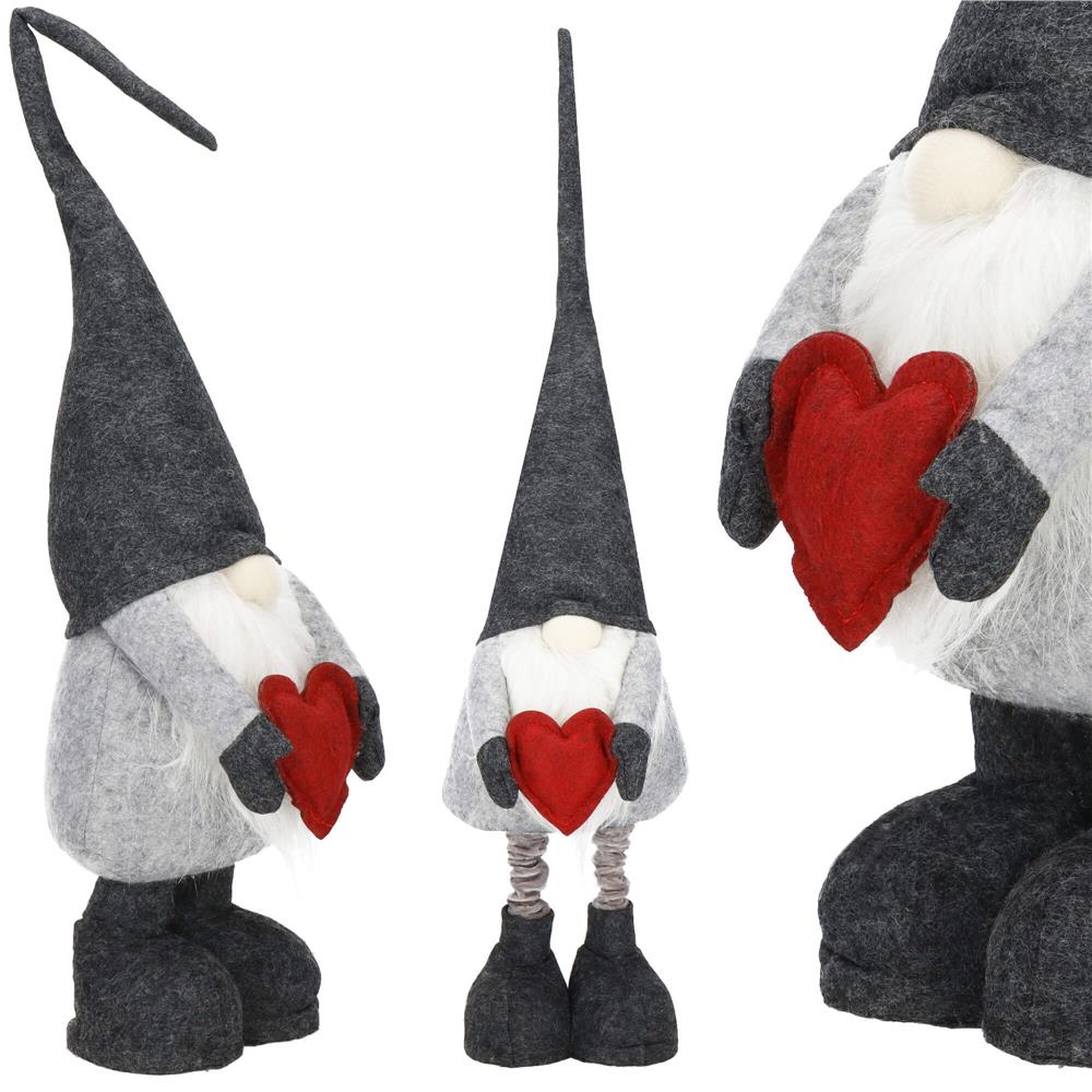 Karácsonyi figura, Manó, teleszkópos lábakkal, kihúzható magassággal 63-80 cm - Image 13