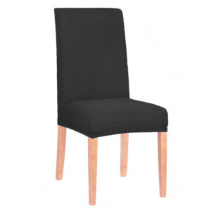 Univerzális székhuzat, univerzális méret, poliészter és spandex, 45 cm x 60 cm, fekete