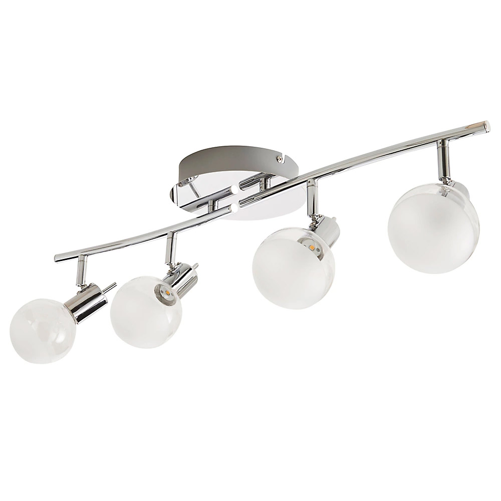 (DL) Plafoniera tip spot Sersimo Panaka, LED, 4x5W, metal si sticla - Image 2