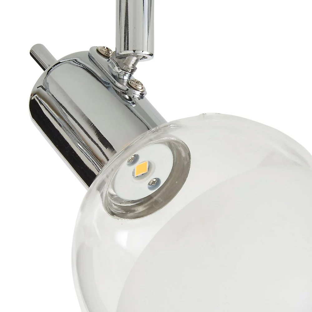 (DL) Plafoniera tip spot Sersimo Panaka, LED, 4x5W, metal si sticla - Image 3