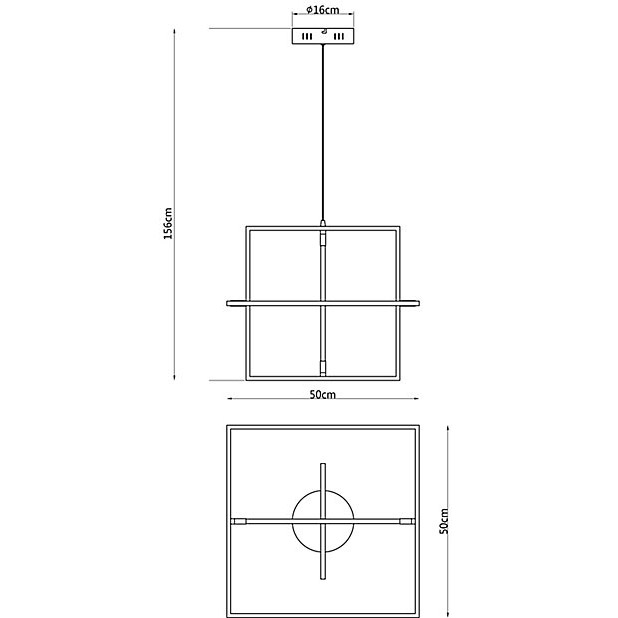 (DL) Pendul Sersimo Kolman, LED, 1700lm, 30W, 156cm, argintiu cromat - Image 4