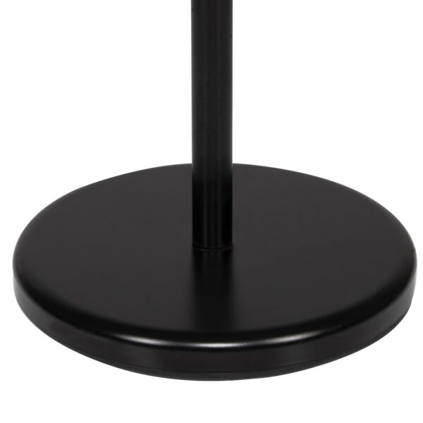 ÚJRACSOMAGOLT TERMÉK: Törülközőtartó 3 karral, magassága 86 cm, fekete - Image 11