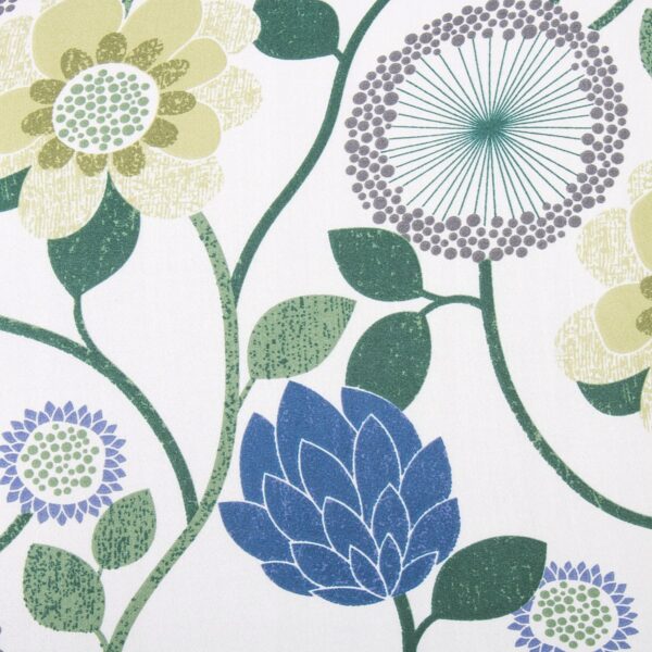 Set 4 huse universale pentru scaun, marime universala, poliester si spandex, 45 cm x 60 cm, imprimeu floral, gri - Image 4
