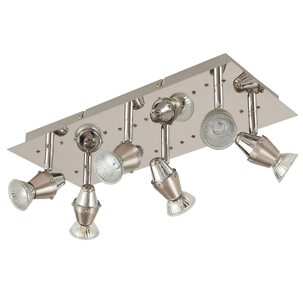 (DL) Plafoniera Sersimo Ceramon LED cu 6 spoturi, 6x50W, metal - Image 2