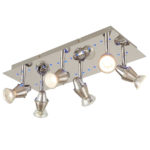 (DL) Plafoniera Sersimo Ceramon LED cu 6 spoturi, 6x50W, metal