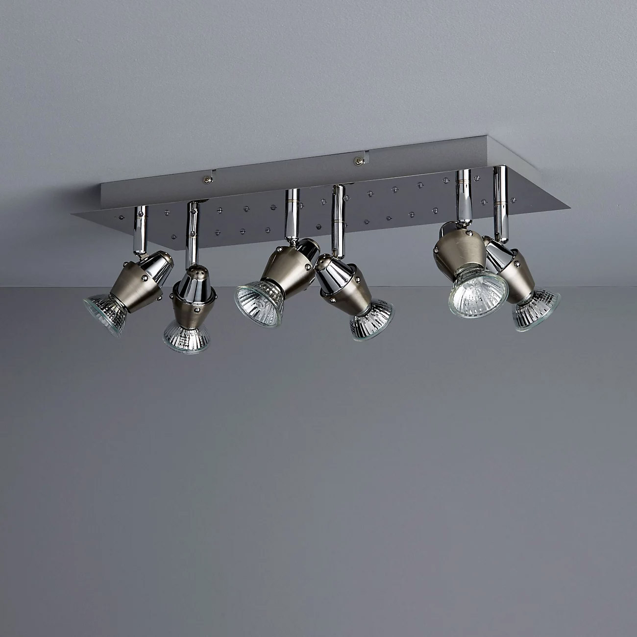 (DL) Plafoniera Sersimo Ceramon LED cu 6 spoturi, 6x50W, metal - Image 4