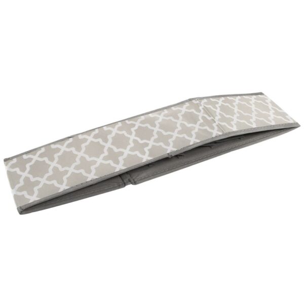 Set 4 organizatoare Sersimo sertar pentru sosete/lenjerie, gri crem - Image 3
