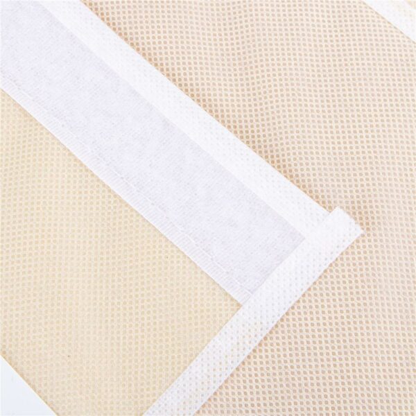 Sersimo szekrényrendező, 6 rekeszes, textil, 120cm, krém - Image 5