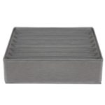 (DL) Organizator Sersimo sertar pentru sosete, 7 compartimente, gri inchis