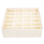 Szervező Sersimo fiók zoknihoz, 24 rekeszes, bézs