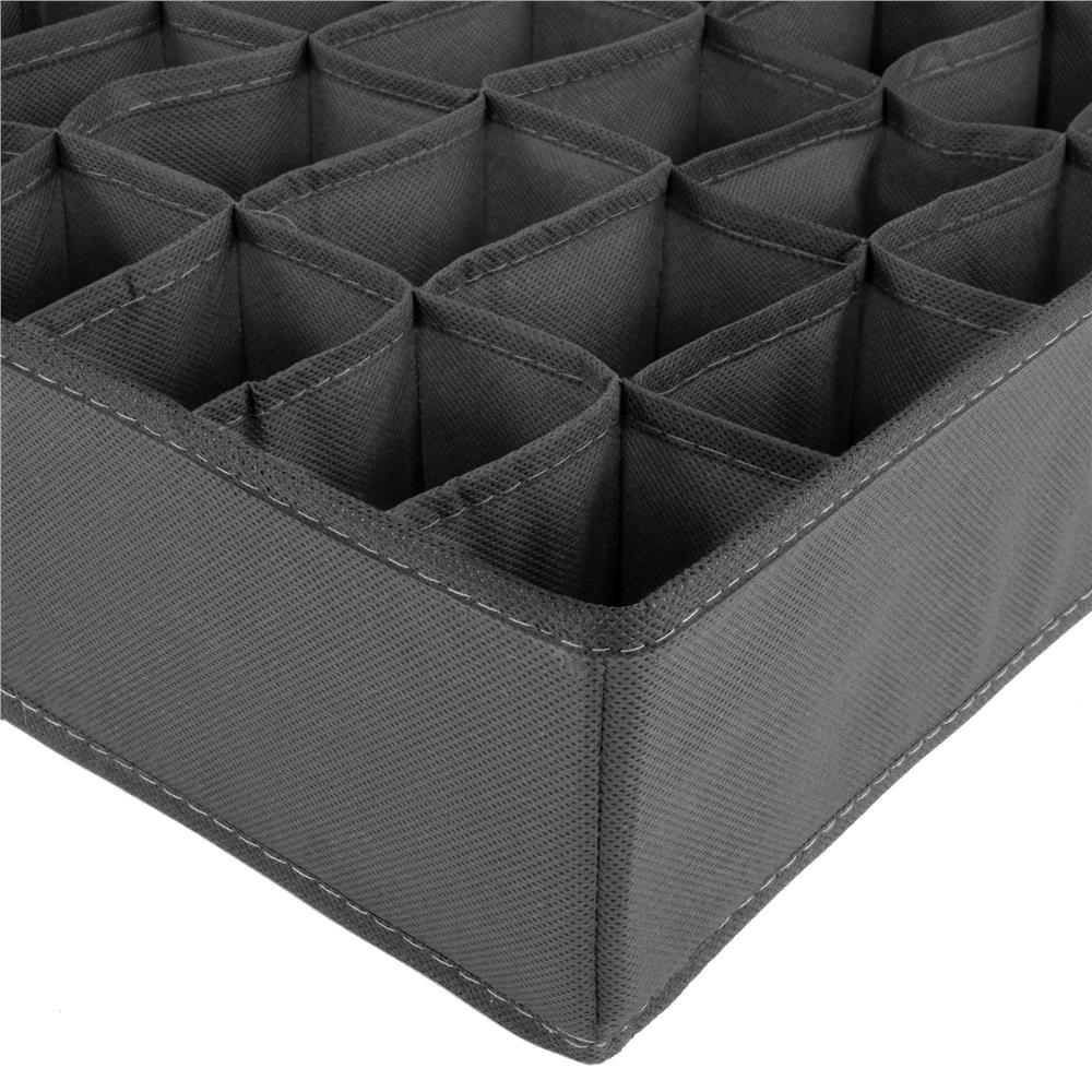 (DL) Organizator Sersimo sertar pentru sosete, 24 compartimente, gri - Image 5