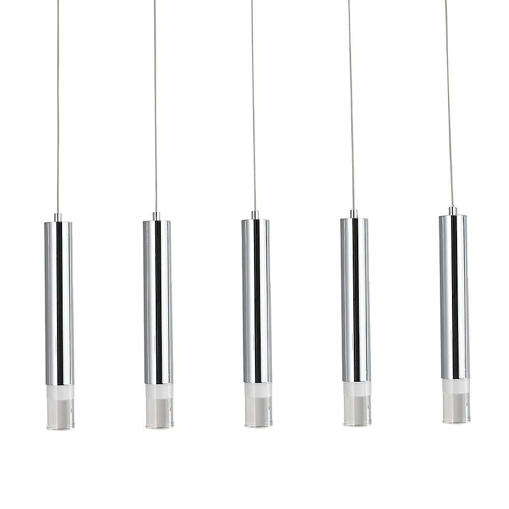 (DL) Pendul Sersimo Rozvak, LED, 2500lm, 27W, 143cm, argintiu - Image 4
