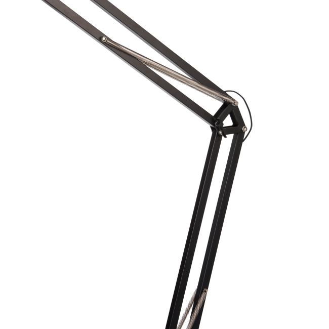 Lampadar Sersimo Harkles, din metal, 1x42W, soclu E27, 168cm, negru - Image 5
