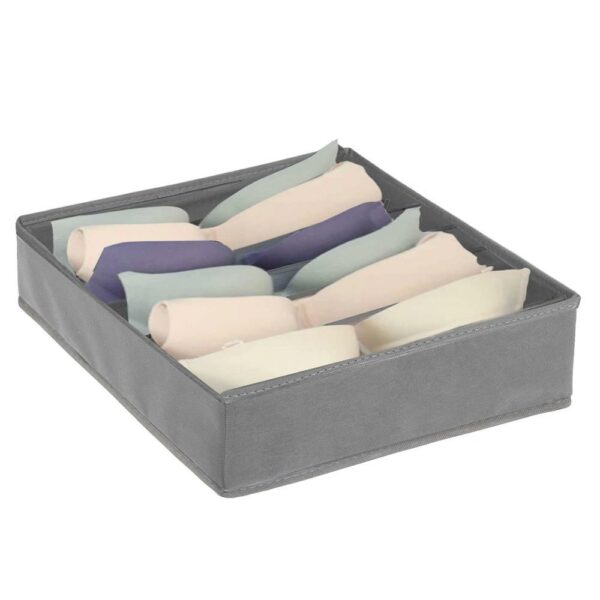 (DL) Organizator Sersimo sertar pentru sosete, 7 compartimente, gri inchis - Image 5