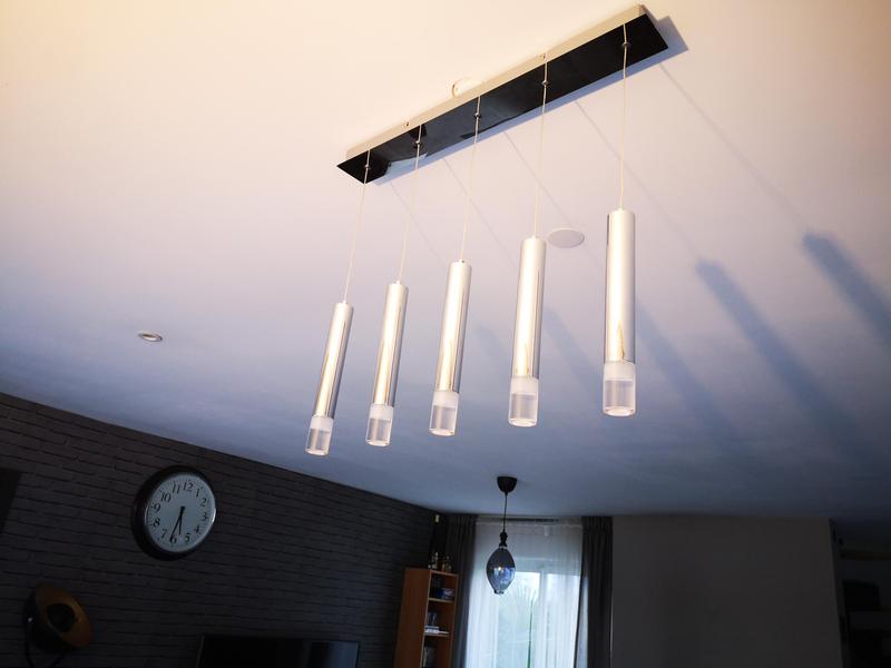 (DL) Pendul Sersimo Rozvak, LED, 2500lm, 27W, 143cm, argintiu - Image 6