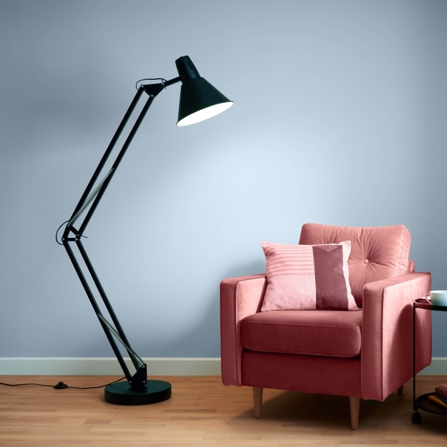 Lampadar Sersimo Harkles, din metal, 1x42W, soclu E27, 168cm, negru - Image 7