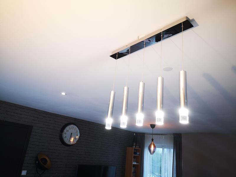 (DL) Pendul Sersimo Rozvak, LED, 2500lm, 27W, 143cm, argintiu - Image 7
