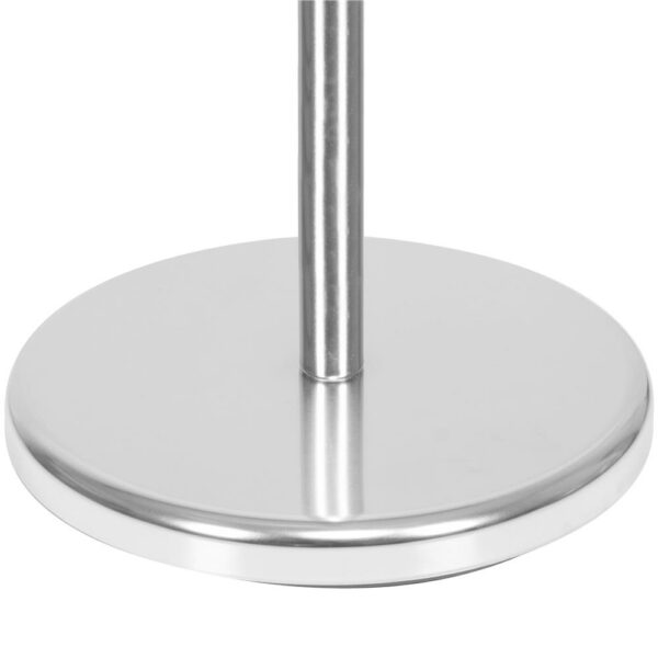 WC-papír tartó 2 az 1-ben mozgatható rúddal, 68,5 cm, ezüst - Image 11