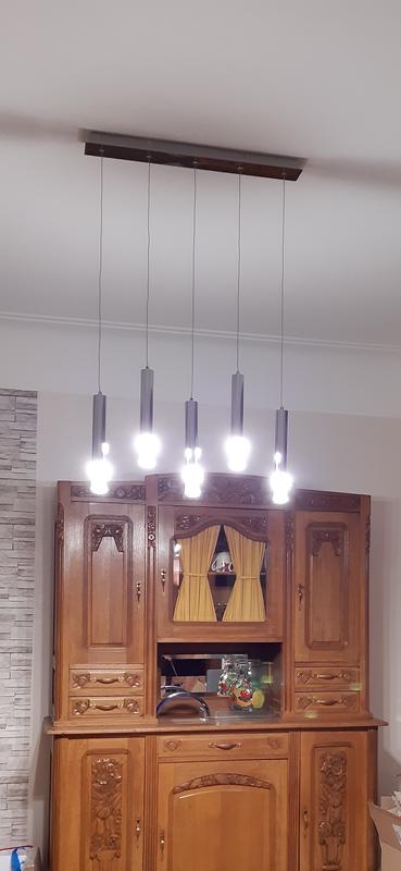 (DL) Pendul Sersimo Rozvak, LED, 2500lm, 27W, 143cm, argintiu - Image 8