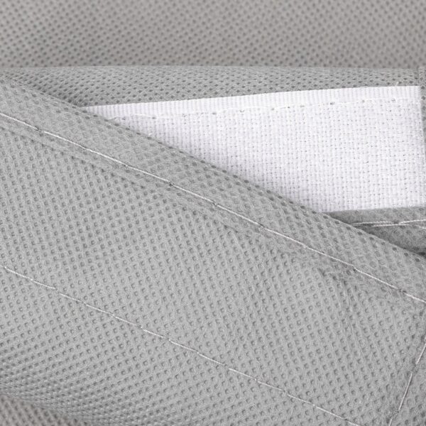 Organizator dulap Sersimo, 6 compartimente, textil, 120cm, gri - Image 9
