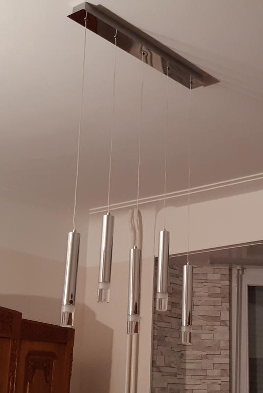 (DL) Pendul Sersimo Rozvak, LED, 2500lm, 27W, 143cm, argintiu - Image 9