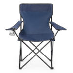 Sersimo összecsukható kemping vagy horgászszék, pohártartó, kék