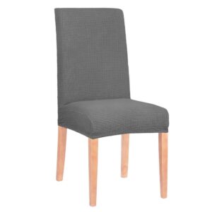 Univerzális székhuzat, univerzális méret, poliészter és spandex, 45 cm x 60 cm, szürke