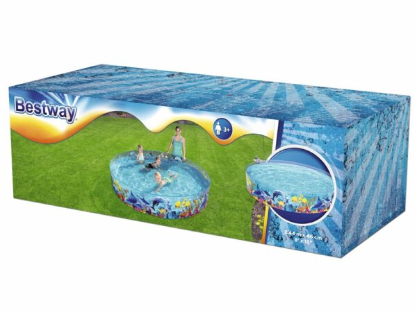 Piscina Bestway pentru copii, 244×46 cm, 2100 litri, rotunda - Image 4