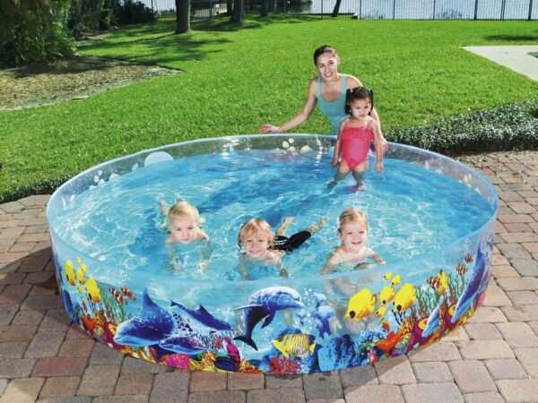 Piscina Bestway pentru copii, 244×46 cm, 2100 litri, rotunda - Image 2