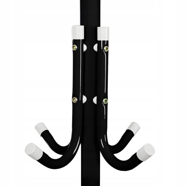 Sersimo fém rúdakasztó, 12 horog, 177 cm, fekete - Image 7