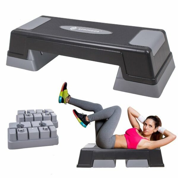 Step pad, 3 magasságban állítható, 350 kg-ig tart - Image 2