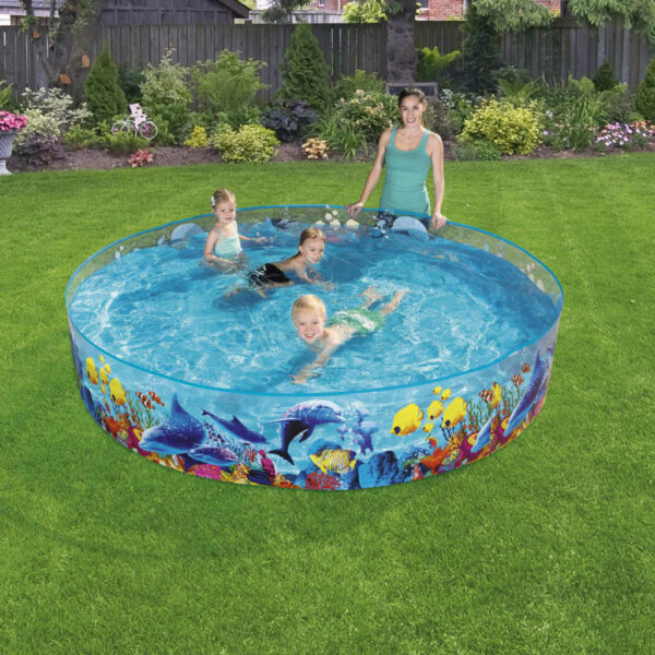 Piscina Bestway pentru copii, 244×46 cm, 2100 litri, rotunda - Image 7