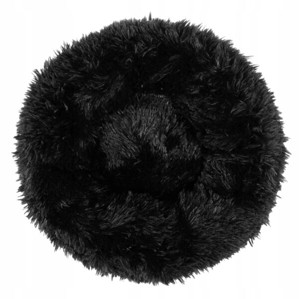 Pat Sersimo pentru caini si pisici, cu husa detasabila, negru, diametru 110cm - Image 11