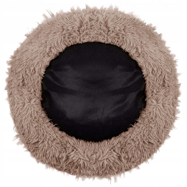 Pat Sersimo pentru caini si pisici, cu husa detasabila, maro deschis, diametru 110cm - Image 8
