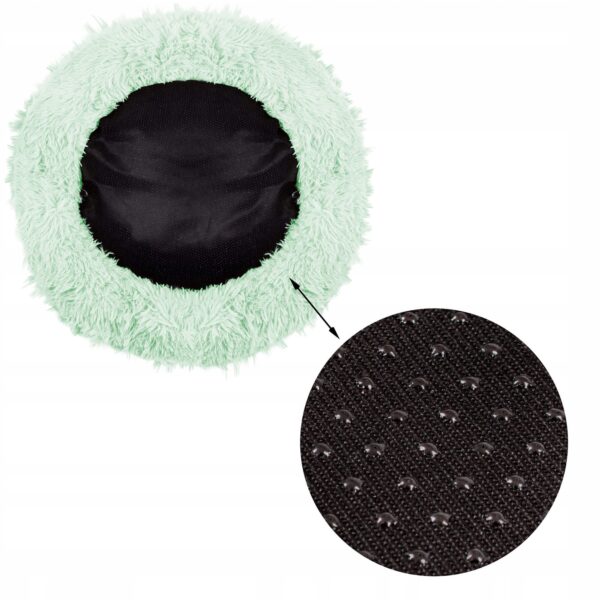 Pat Sersimo pentru caini si pisici, cu husa detasabila, verde menta, diametru 60cm - Image 7