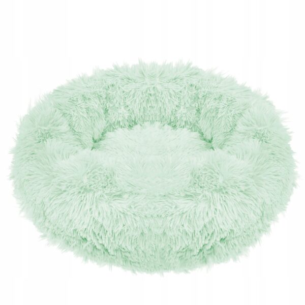 Pat Sersimo pentru caini si pisici, cu husa detasabila, verde menta, diametru 60cm - Image 9