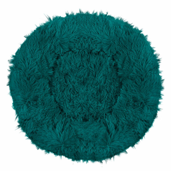 Pat Sersimo pentru caini si pisici, cu husa detasabila, verde, diametru 60cm - Image 3