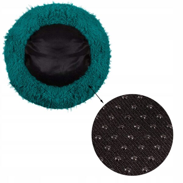 Pat Sersimo pentru caini si pisici, cu husa detasabila, verde, diametru 60cm - Image 9