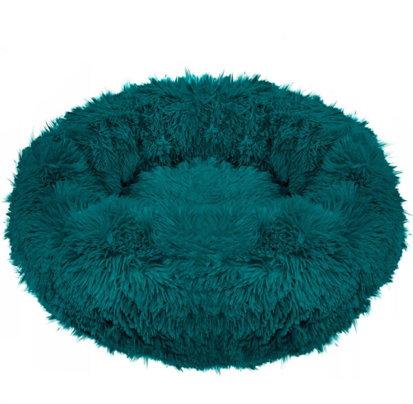 Pat Sersimo pentru caini si pisici, cu husa detasabila, verde, diametru 60cm