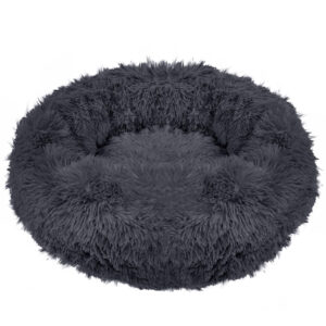 Sersimo ágy kutyának és macskának, levehető huzattal, sötétszürke, 60cm