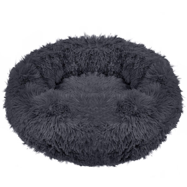 Sersimo ágy kutyának és macskának, levehető huzattal, sötétszürke, 60cm