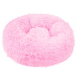 Pat Sersimo pentru caini si pisici, cu husa detasabila, roz, diametru 100cm