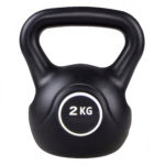 Kettlebell súlyzó 2kg Fekete