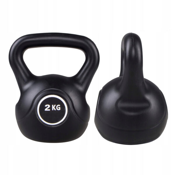 Kettlebell súlyzó 2kg Fekete - Image 8