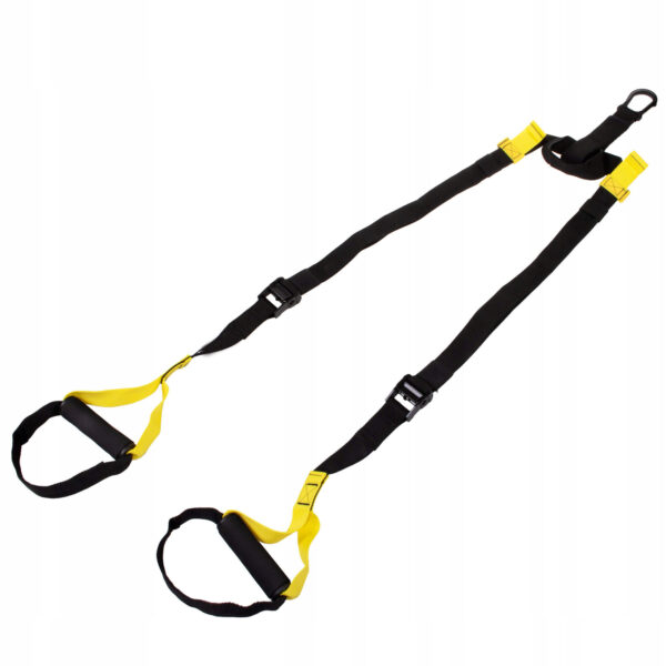 Set sistem suspensie tip TRX, fitness, crossfit sau aerobic, 250kg - Image 8