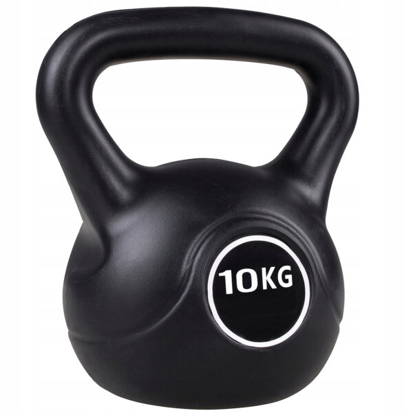 Kettlebell súlyzó 10kg fekete - Image 6