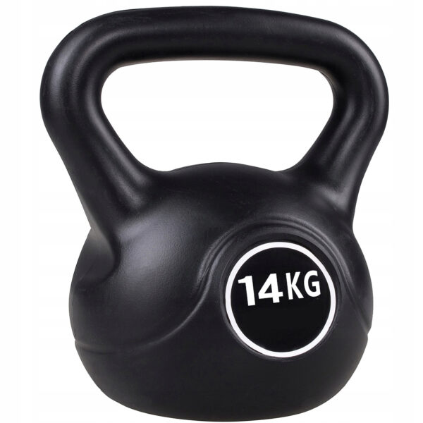 Kettlebell súlyzó 14kg fekete - Image 6