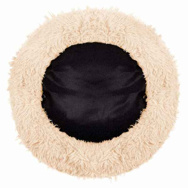 Sersimo ágy kutyának és macskának, levehető huzattal, krémszínű, 40cm átmérőjű - Image 7