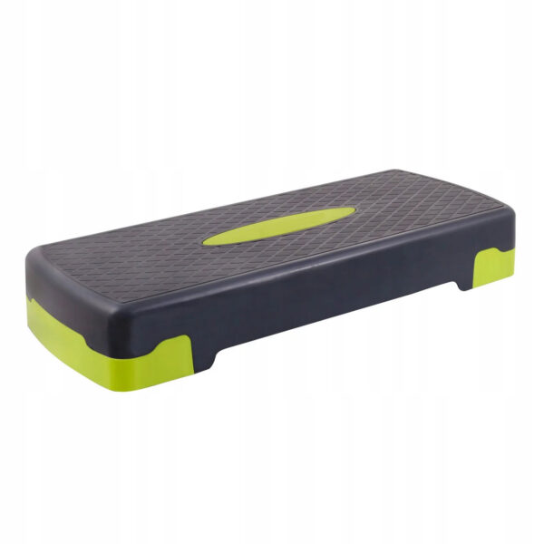 Stepper aerobic, ajustabil in 3 trepte, gri/verde, greutate maxima 250 kg, cu covoras de protectie - Image 3